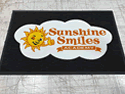Custom Made ToughTop Logo Mat Sunshine Smiles Academy of Durham North Carolina