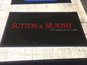 Custom Made ToughTop Logo Mat Sutton And Murphy Attorneys At Law of Mission Viejo California