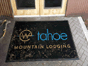 Custom Made ToughTop Logo Mat Tahoe Mountain Lodging of Truckee California
