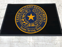 Custom Made ToughTop Logo Mat Texas Army Department JFHQ Supply NCO Camp Mabry of Austin Texas