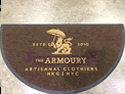 Custom Made ToughTop Logo Mat The Armory Clothiers of New York City