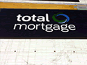 Custom Made ToughTop Logo Mat Total Mortgage Services of Milford Connecticut
