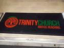 Custom Made ToughTop Logo Mat Trinity Church of Redlands California
