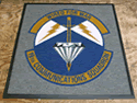 Custom Made ToughTop Logo Mat US Air Force 19th Communication Squadron of Little Rock Air Base Arkansas