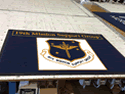 Custom Made ToughTop Logo Mat US Air Force 19th Mission Support Group of Little Rock AFB Arkansas