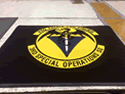 Custom Made ToughTop Logo Mat US Air Force 303rd Special Operations Squadron of Canon AFB New Mexico