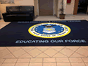 Custom Made ToughTop Logo Mat US Air Force 31 FSS Training And Education Center of Aviano Italy