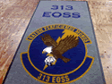 Custom Made ToughTop Logo Mat US Air Force 313th Expeditionary Operations Support Squadron of Ramstein AFB Germany 02
