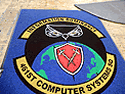 Custom Made ToughTop Logo Mat US Air Force 461st Computer Systems Squadron of Robins Air Force Base Georgia