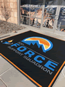 Custom Made ToughTop Logo Mat_US Air Force 50th Force Support Squadron of Schriever AirForce Base Colorado