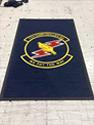 Custom Made ToughTop Logo Mat US Air Force 7th Comptroller Squadron of Dyess AFB Texas
