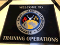 Custom Made ToughTop Logo Mat US Air Force 82nd Training Wing of Shepard AFB Texas