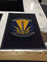 Custom Made ToughTop Logo Mat US Air Force 86th Communications Sqaudron of Ramstein AFB Germany