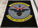 Custom Made ToughTop Logo Mat US Air Force 92nd Comptroller Squadron of Fairchild AFB Washington