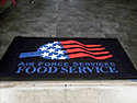 Custom Made ToughTop Logo Mat US Air Force Air Force Food Services of Patrick Airbase Florida 01