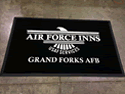 Custom Made ToughTop Logo Mat US Air Force Air Force Inns of Grand Forks AFB North Dakota