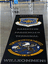 Custom Made ToughTop Logo Mat US Air Force Air Mobility Command Passenger Terminal of Ramstein AFB Germany 02