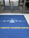 Custom Made ToughTop Logo Mat US Air Force Aircrew Training Center of Joint Base Charleston of Charleston South Carolina