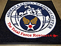 Custom Made ToughTop Logo Mat US Air Force Airmen Familiy Readiness Center of Spangdahlem Germany