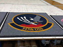 Custom Made ToughTop Logo Mat US Air Force Base 347th Operational Support Squadron of Moody Air Force Base Georgia
