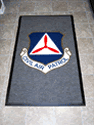 Custom Made ToughTop Logo Mat US Air Force Civil Air Patrol North Castle of White Plains New York