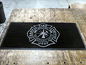 Custom Made ToughTop Logo Mat US Air Force Fire Emergency Services of Misawa Airbase Japan 01