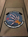 Custom Made ToughTop Logo Mat US Air National Guard 181st Intel Wing of Fort Meade Maryland