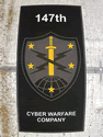 Custom Made ToughTop Logo Mat US Army 127th Cyber Protection Battalion of Indianapolis Indiana