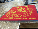 Custom Made ToughTop Logo Mat US Army 704th Brigade Support Battalion of Fort Carson Colorado