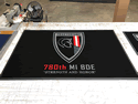 Custom Made ToughTop Logo Mat US Army 780th Military Intelligence Brigade of Fort Meade Maryland