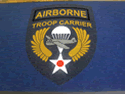 Custom Made ToughTop Logo Mat US Army Airborne of Fort Campbell Kentucky 01