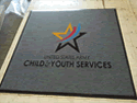 Custom Made ToughTop Logo Mat US Army Army Child And Youth Services of Fort Huachuca Arizona 01