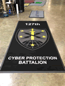 Custom Made ToughTop Logo Mat US Army National Guard 127th Cyber Protection Battalion of Indianapolis Indiana
