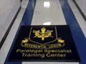 Custom Made ToughTop Logo Mat US Army Paralegal Specialist Training Center of Fort Lee Virginia 02