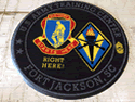 Custom Made ToughTop Logo Mat US Army Taining Center of Fort Jackson South Carolina