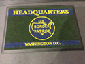 Custom Made ToughTop Logo Mat US Border Patrol Headquarters of Baltimore Maryland 02