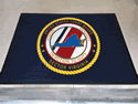 Custom Made ToughTop Logo Mat US Coast Guard Sector Virginia of Norfolk Virginia