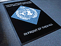 Custom Made ToughTop Logo Mat US Department of State United Nations Joint Security Battalion of New York City
