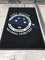Custom Made ToughTop Logo Mat US Department of Veterans Affairs Camp Butler National Cemetery of Springfield Illinois