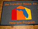 Custom Made ToughTop Logo Mat US Department of Veterans Affairs The Transition House of Jacksonville Florida 02