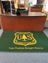 Custom Made ToughTop Logo Mat US Forest Service Carson National Forest of Northern New Mexico