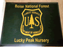 Custom Made ToughTop Logo Mat US Forest Service Lucky Peak Nursery of Boise Idaho 02