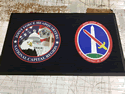 Custom Made ToughTop Logo Mat US Joint Forces Headquarters of Fort McNair Washington