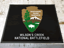 Custom Made ToughTop Logo Mat US National Park Service Wilson Creek Battlefield of Republic Missouri