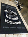 Custom Made ToughTop Logo Mat US Navy 143rd Fighter Squadron of Naval Air Station Oceana Virginia