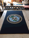 Custom Made ToughTop Logo Mat US Navy Expeditionary Forces Command Pacific of Naval Base Guam