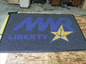 Custom Made ToughTop Logo Mat US Navy MWR of Liberty Gulfport Louisianna