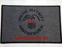 Custom Made ToughTop Logo Mat US Social Security Administration of Bridgewater New Jersey