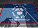 Custom Made ToughTop Logo Mat US Social Security Administration of Fredricksburg Virginia 03