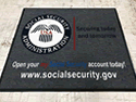 Custom Made ToughTop Logo Mat US Social Security Administration of Huntsville Alabama 01